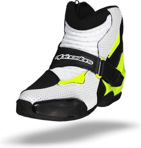 ALPINESTARS SMX-1 R VENTED ZWART WIT FLUO GEEL MOTORSCHOENEN 40 | bol.com