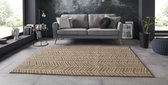 Vloerkleed zig-zag Brick Wall - taupe 180x260 cm