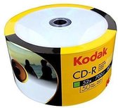 Kodak CD-R 700MB voll bedruckbar 52x 50pcs in Folie (Shrink)