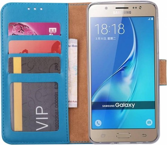 Etui Portefeuille Samsung Galaxy J5 (2017) Blauw | bol
