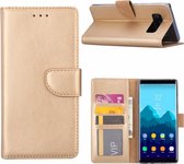 Samsung Galaxy A3 2017 Portemonnee wallet hoesje Book case Goud