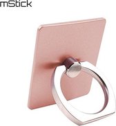 Telefoon Ring Houder Universeel - Rose - Telefoonhouder - Magnetisch - Magneet - Ring Stand - iPhone / Samsung / Huawei - Auto - Grip en Veiligheid – Selfie