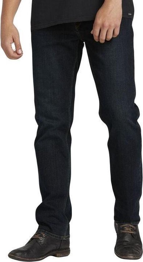 Volcom Solver Denim Jeans in het Blauw voor heren Heren Kleding voor voor Jeans voor Jeans met rechte pijp 