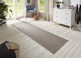 Loper binnen & buiten sisal-look Nature - crème/multi 80x150 cm