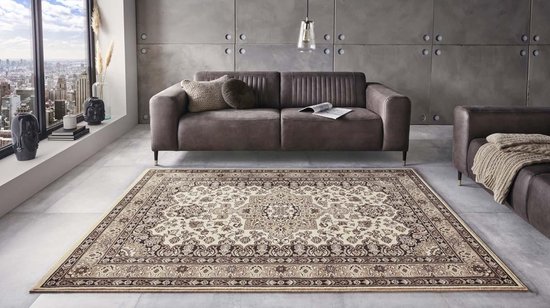 Perzisch tapijt Parun Täbriz - beige 80x150 cm