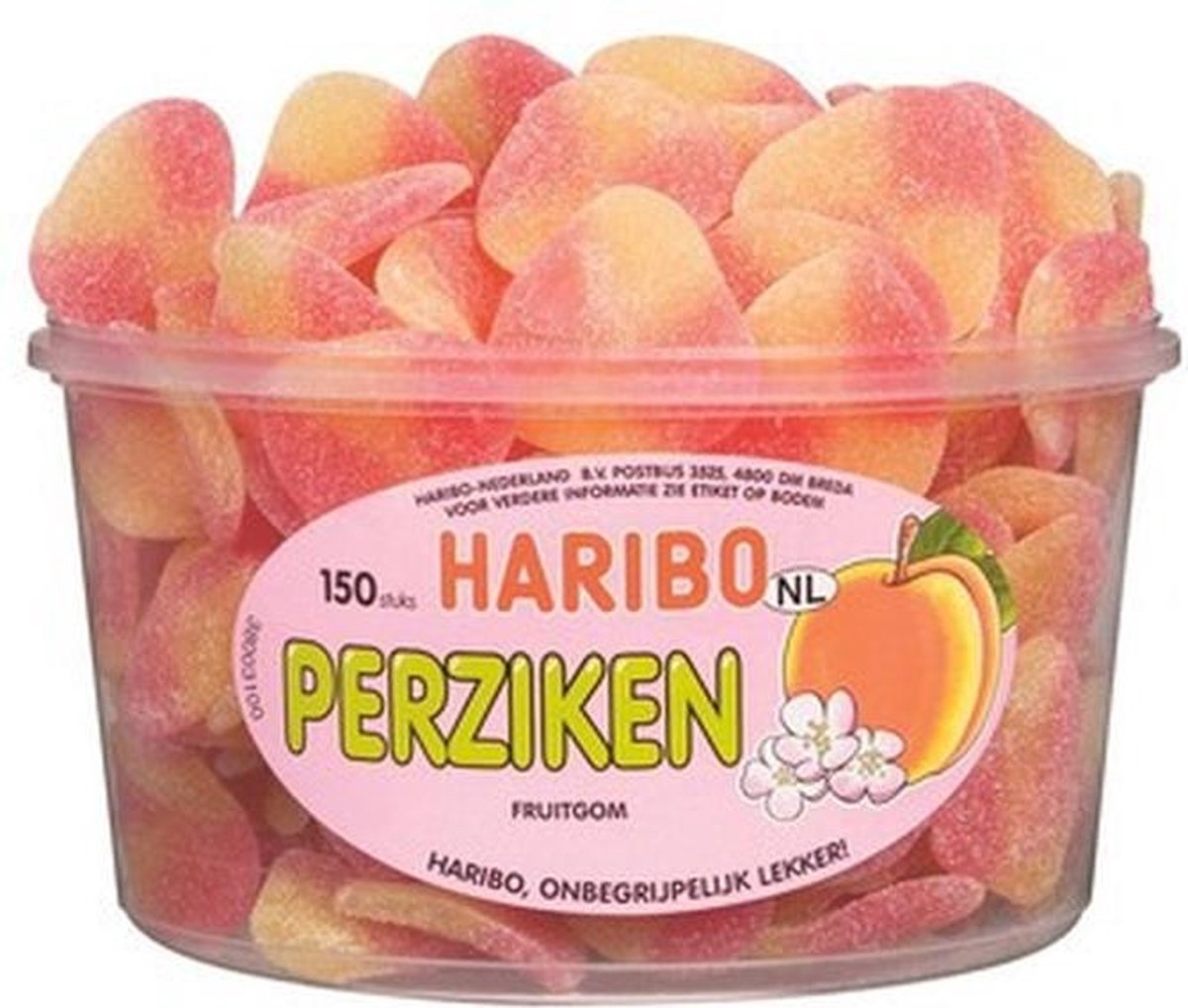 Haribo Perziken 150 stuks