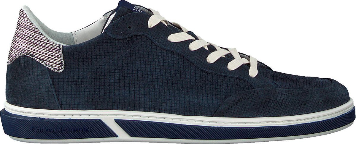 Floris Van Bommel Heren Lage sneakers 13350 - Blauw - Maat 44 | bol.com