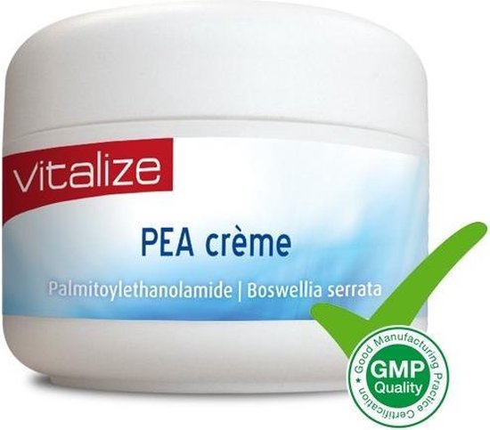 Foto: Vitalize pea cr me 100 ml bevat verzorgende en verzachtende bestanddelen bevat 1500 mg pea en 200 mg boswellia serrata