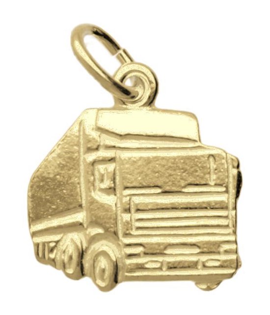 Collier pendentif petit camion doré | bol.com
