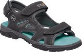 Regatta Lady Holcombe Verstelbare Sandalen Met Antislip Voor Dames Grijs Blauw