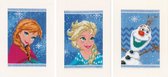 Disney Elsa, Olaf en Anna set van 3 wenskaarten