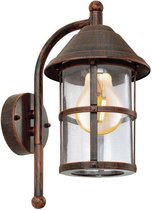 EGLO San Telmo - Buitenverlichting - Wandlamp - 1 Lichts - Antiek-Bruin - Helder