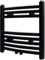 Radiator/handdoekenrek curve zwart 480x480 mm