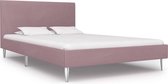 Bedframe stof roze 120x200 cm