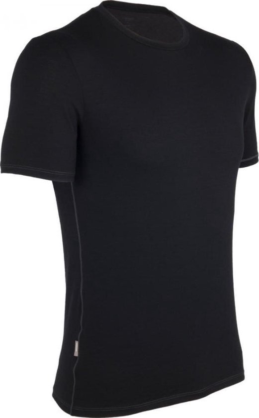 Icebreaker Anatomica Crew Top T-shirt Heren, zwart Maat XL | bol.com
