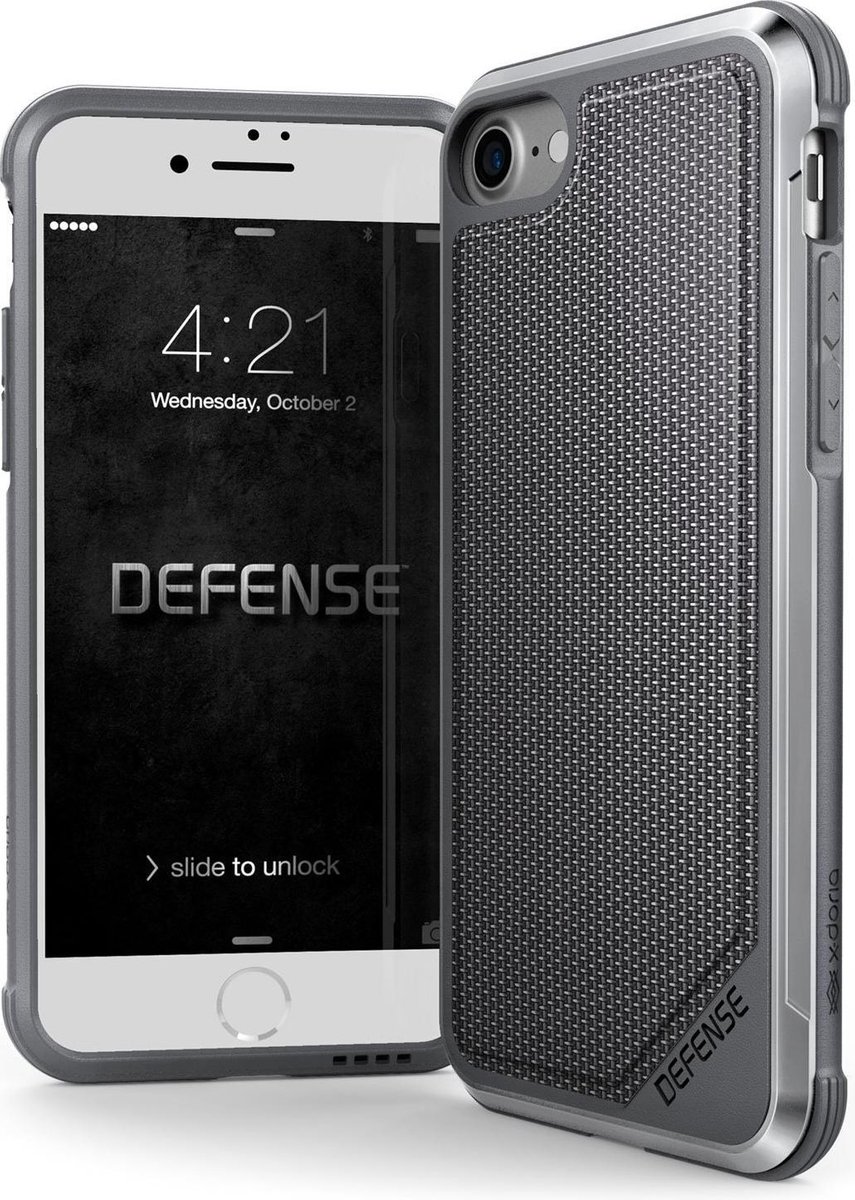 X-Doria Defense Lux cover - ballistic nylon - geschikt voor iPhone SE 2020/2022 en 7/8