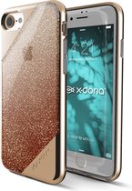 X-Doria Revel lux cover glitter - goud - geschikt voor iPhone SE 2020/2022 en 7/8