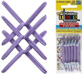 U-Lace Kiddos - Elastische Veters - Lavender - Mix-N-Match Pack