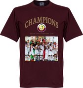 Qatar 2019 Celebration T-Shirt - Bordeaux Rood - XXL