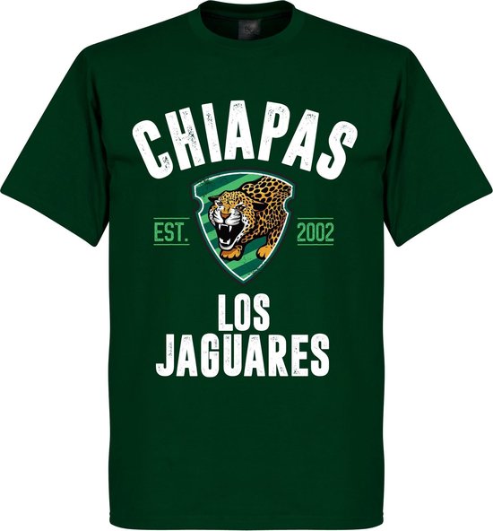 Chiapas Estabished T-Shirt - Donkergroen - M