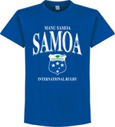 Samoa Rugby T-Shirt - Blauw - XXXXL