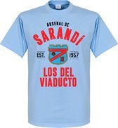 Arsenal Sarandi Established T-Shirt - Licht Blauw - XXL