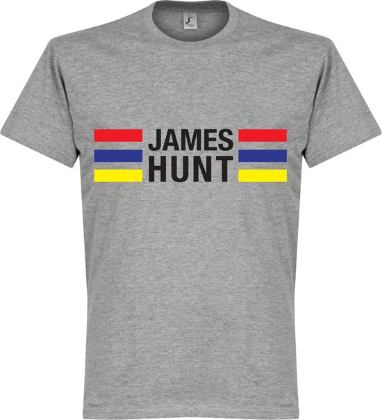 James Hunt Stripes T-Shirt - Grijs - S