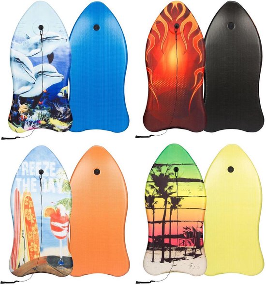 Waimea Bodyboard - Ergo Shape II - Rood/Oranje/Zwart