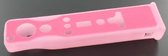Controller skin geschikt voor Nintendo Wii Remote controllers met/zonder MotionPlus / roze