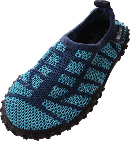 diep uitsterven Portaal Playshoes waterschoentjes knitted marine blauw | bol.com