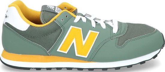 New Balance Sneakers - Maat 41.5 - Mannen - donker groen/ geel/ wit New Balance Sneakers - Maat 41.5 - Mannen - donker groen/ geel/ wit