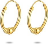 Twice As Nice Oorbellen in 18kt verguld zilver