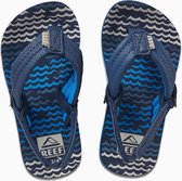 Reef Little Ahi Jongens Slippers - Blauw - Maat 25/26