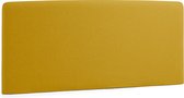 Kave Home - Dyla mosterdkleurig hoofdbord met afneembare hoes 168 x 76 cm