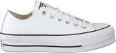 Converse Chuck Taylor All Star Lift Ox Lage sneakers - Leren Sneaker - Dames - Wit - Maat 42