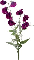 Viv! Home Luxuries Lathyrus - zijden bloem - roze/paars - 70cm