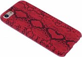 Rood Slangen Design TPU Hoesje iPhone 8 / 7