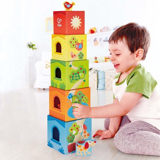 Hape Stapeltoren Vriendschappen 9-delig - Stapeltoren van Hape — afbeelding 4