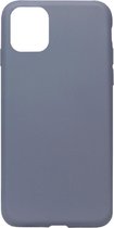 ADEL Premium Siliconen Back Cover Softcase Hoesje Geschikt voor iPhone 11 Pro Max - Lavendel Blauw Paars