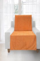 Luxe bed_deken_Brulo_Polyester_sprei _ORANGE_70 x 150 cm