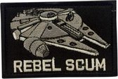 Rebel Scum Star Wars film patch embleem met klittenband