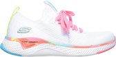 Skechers Solar Fuse sneakers meisjes wit/roze