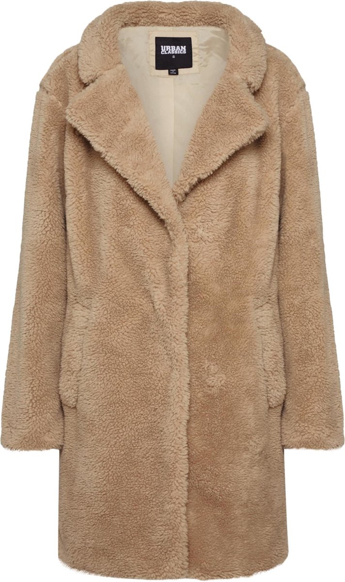 Urban Classics Oversized Sherpa Winterjas M Creme
