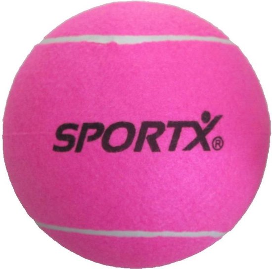 SportX Jumbo tennisbal - 22 CM roze | bol.com