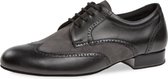 Chaussures de danse de salon pour homme Diamant 099-025-376 - Cuir noir / Suède gris -Taille 40,5