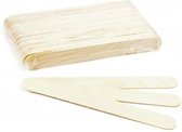 ItalWax  Extra grote houten wegwerp harsspatels 60st