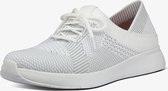 FitFlop™ Marble Knit Sneakers White/Storm Grey - Maat 39