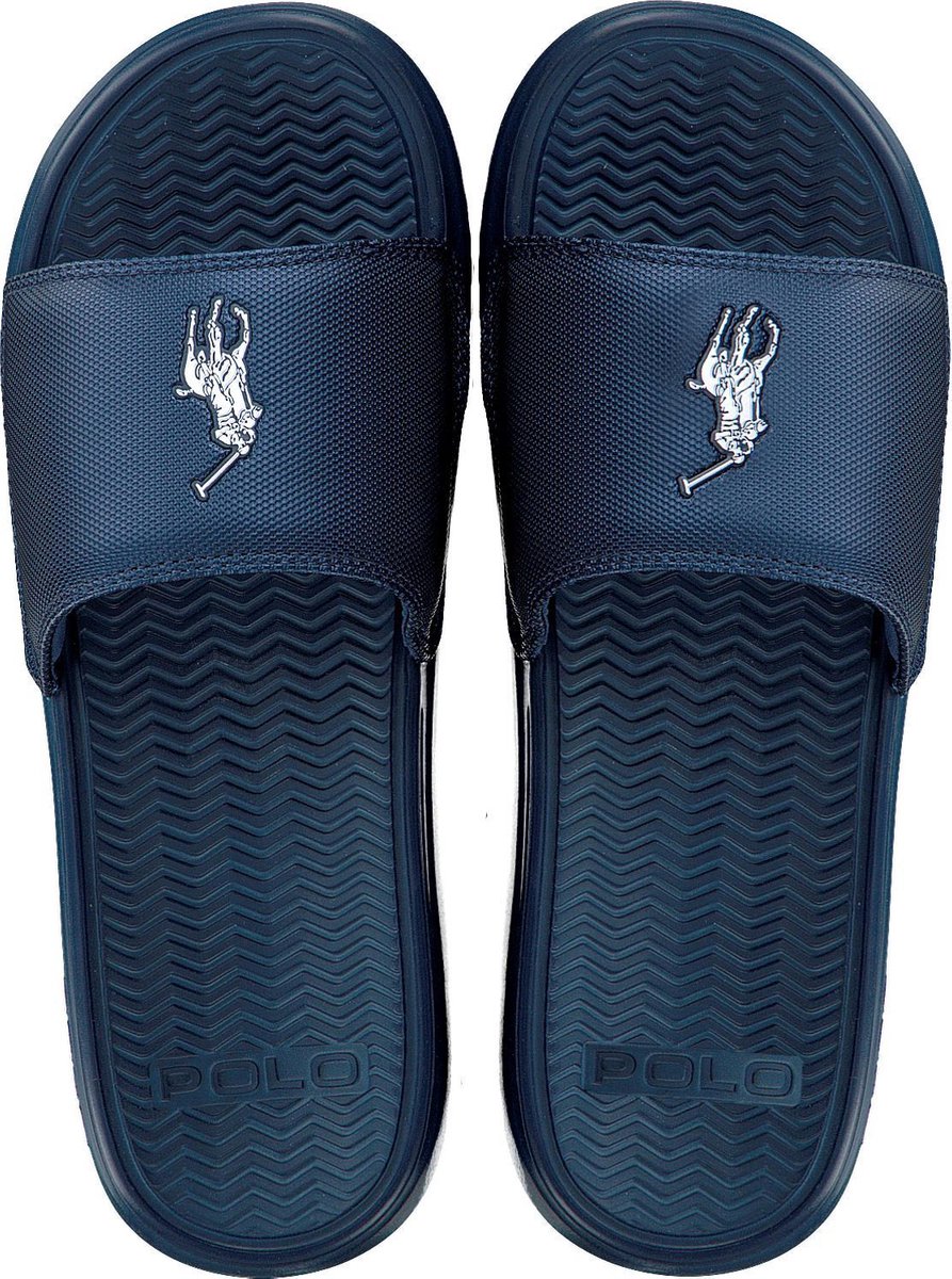 Polo Ralph Lauren Heren Badslippers Rodwell - Blauw - Maat 45 | bol.com