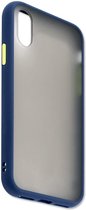 4smarts MALIBU Transparante Apple iPhone X(S) Back Cover Blauw