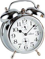 Klassieke opwind wekker Atlanta Double Bell Alarm Clock With Illuminated Analog 1058-19